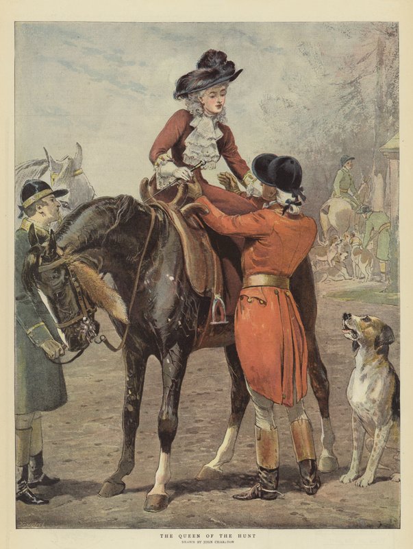 A vadászat királynője (chromolitho) alkotó: John Charlton