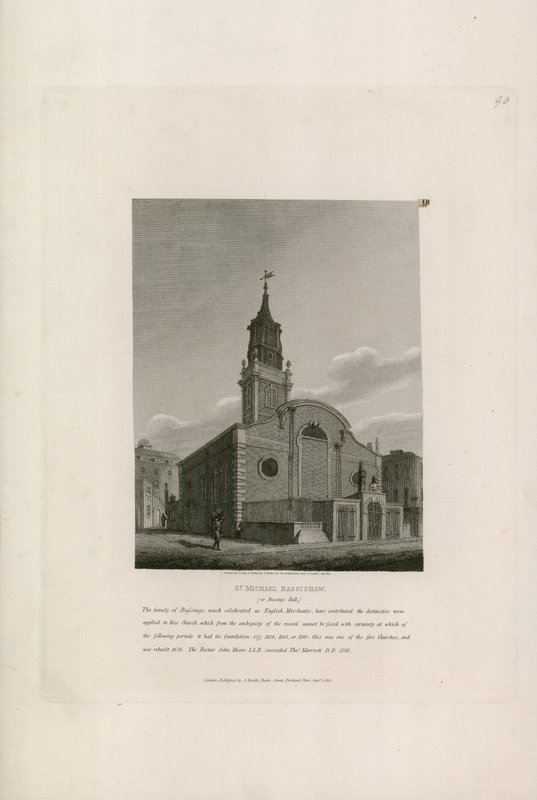 Szent Mihály, Bassishaw alkotó: John Coney