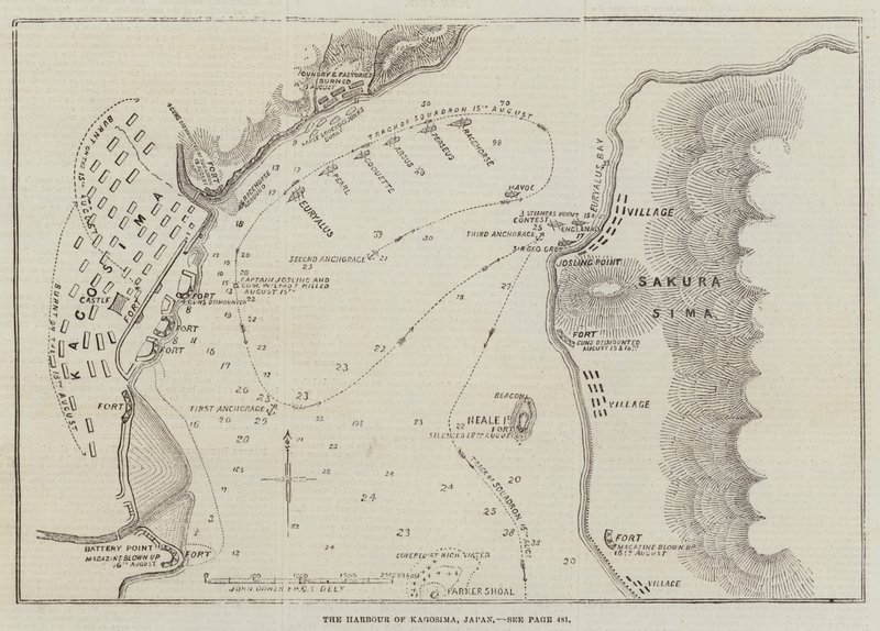 Kagoshima kikötője, Japán alkotó: John Dower