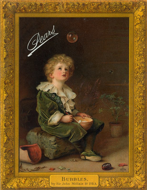Buborékok (chromolitho) alkotó: John Everett Millais