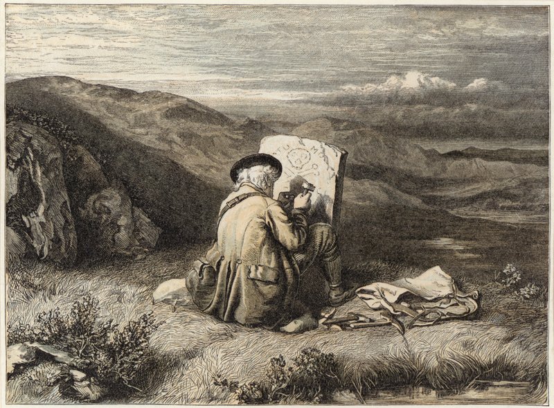 Régi halandóság (chromolitho) alkotó: John Faed