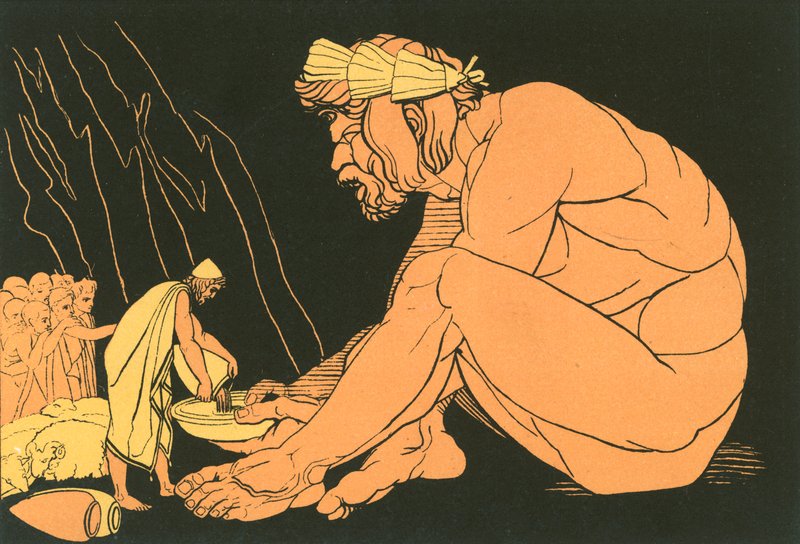 Ulysses bort ad Polyphemusnak alkotó: John Flaxman