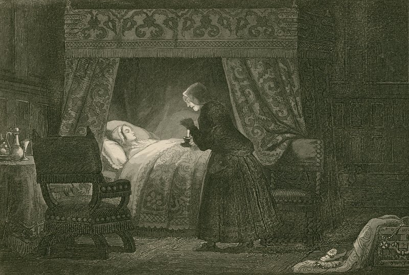 Judith Malmayus Amabel meggyilkolásáról meditál alkotó: John Franklin