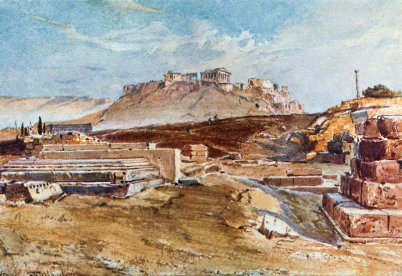 Dipylon Athénban alkotó: John Fulleylove