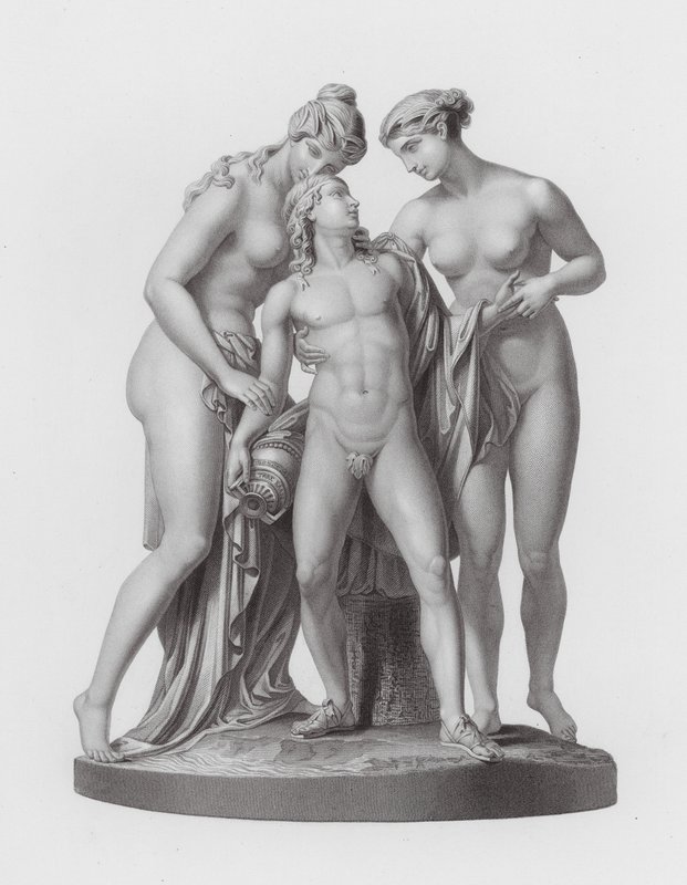 Hylas (metszet) alkotó: John Gibson