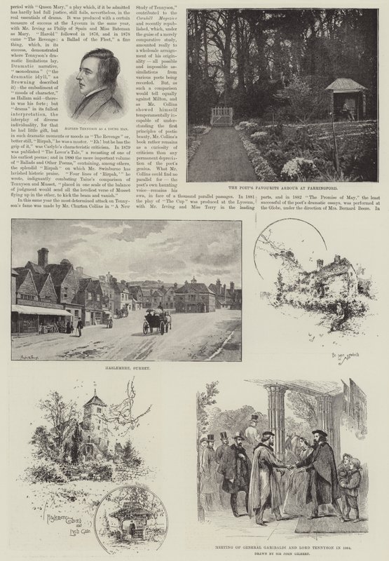 Alfréd, Tennyson báró, költődíjas alkotó: John Gilbert