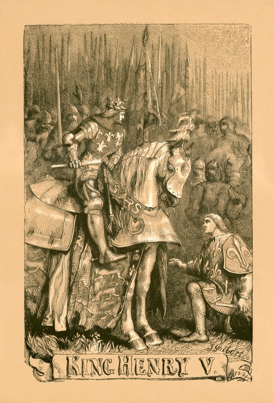 V. Henrik király alkotó: John Gilbert