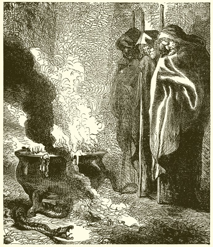 Macbeth: A három boszorkány alkotó: John Gilbert