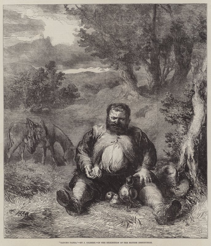 Sancho Panza alkotó: John Gilbert