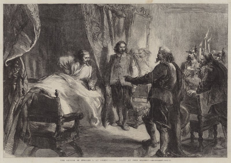 I. Károly elfoglalása a Holmby-House-ban alkotó: John Gilbert