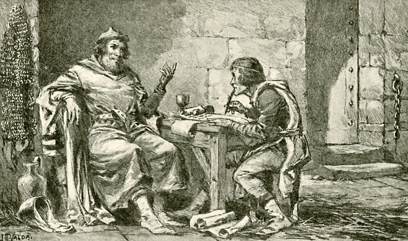 Marco Polo börtönben alkotó: John Harris Valda