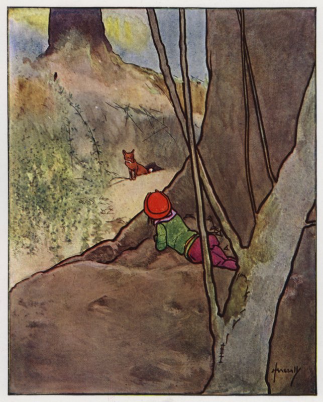 A róka (színes litó) alkotó: John Hassall