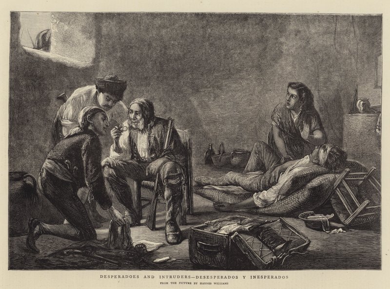 Desperadoes and Intruders, Desperadoes y Unesperados alkotó: John Haynes Williams