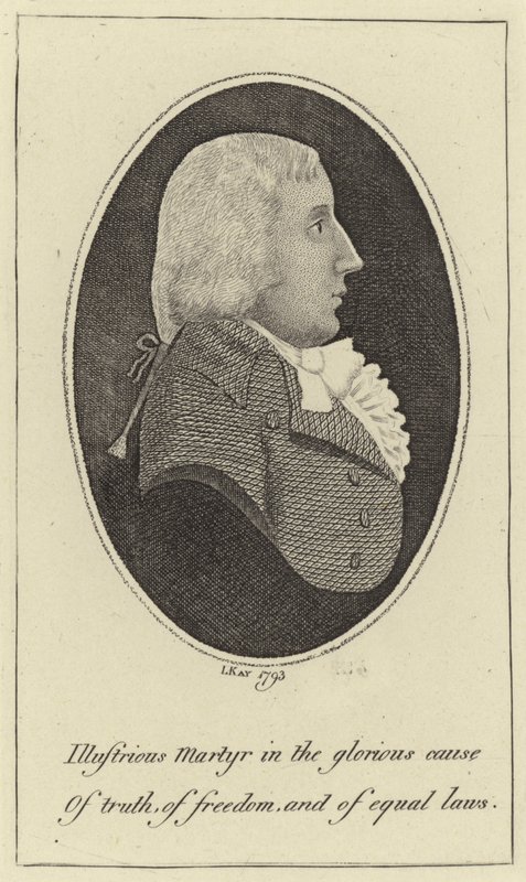 Thomas Muir portréja alkotó: John Kay