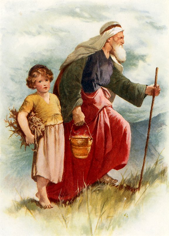 Ábrahám és Izsák alkotó: John Lawson