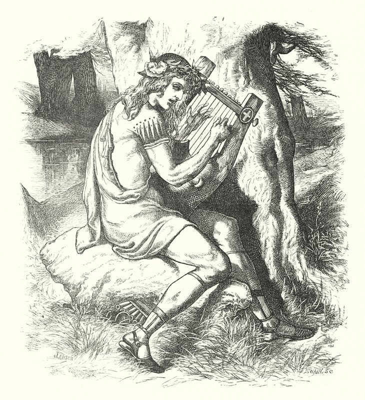 Oberon halála (metszet) alkotó: John Lawson