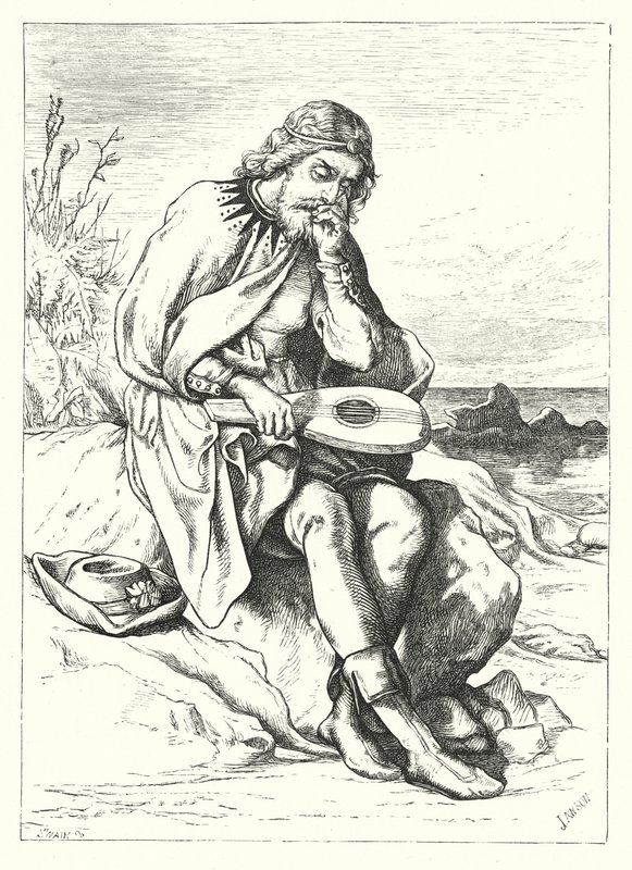 skandináv csatadal (metszet) alkotó: John Lawson