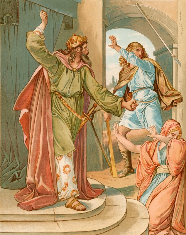 Saul és Dávid alkotó: John Lawson