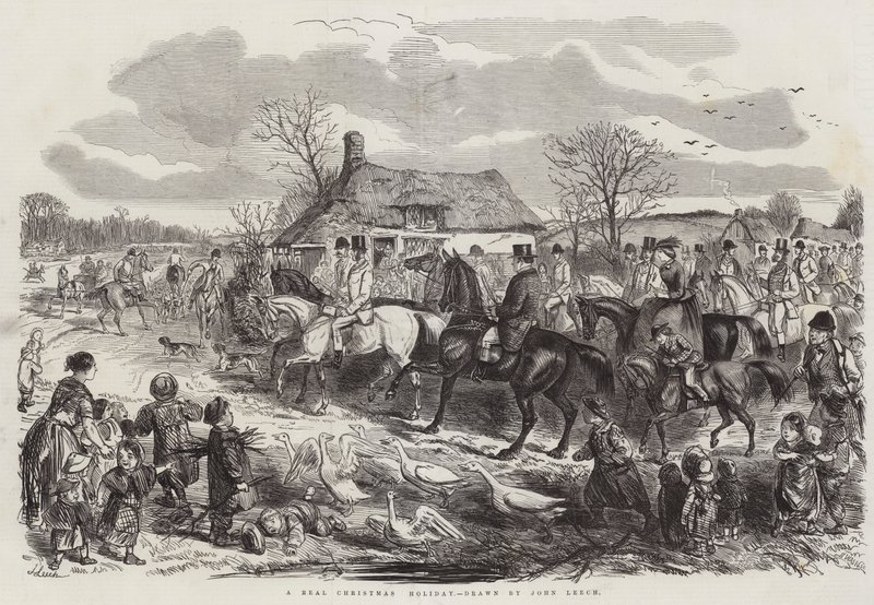 Igazi karácsonyi ünnep alkotó: John Leech