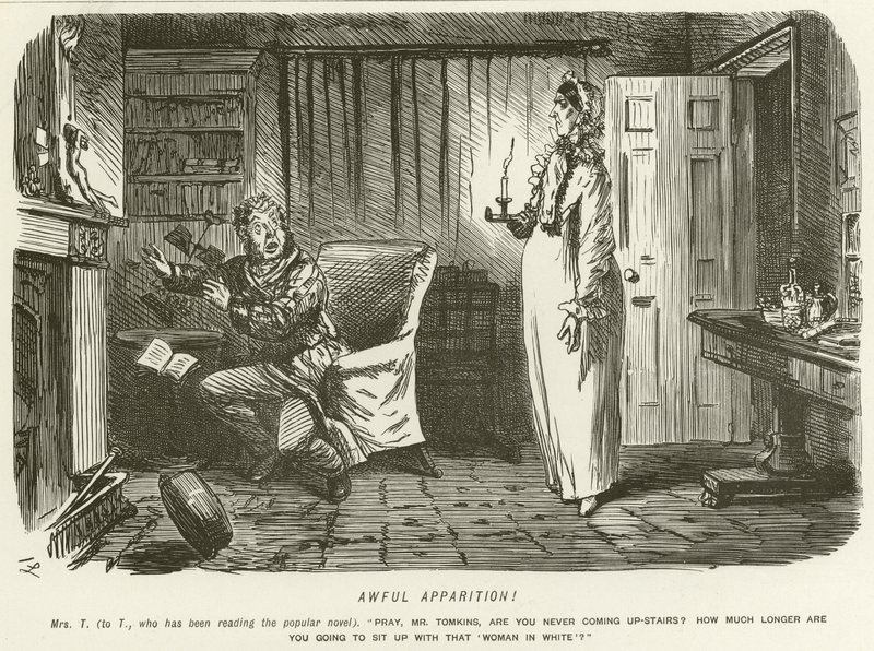 Szörnyű jelenés! alkotó: John Leech