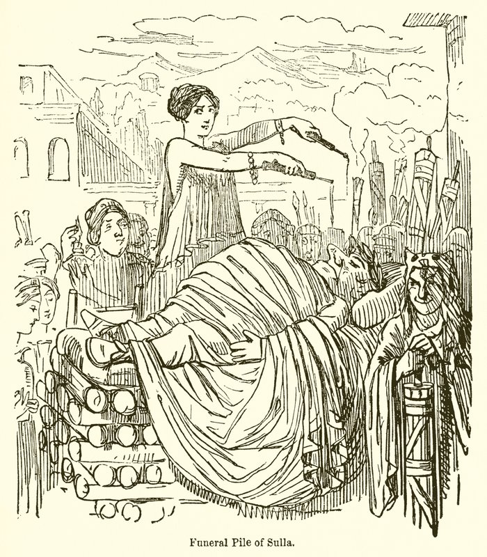 Sulla temetési halma alkotó: John Leech