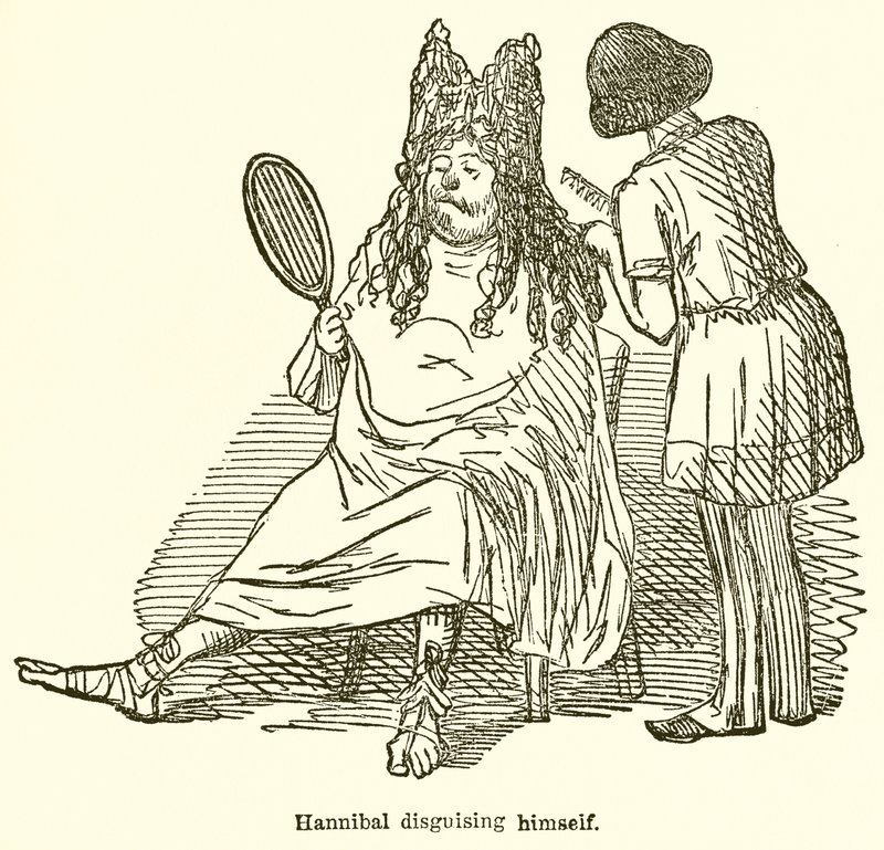 Hannibal álcázza magát alkotó: John Leech