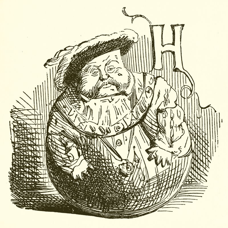 Henrik király VIII alkotó: John Leech