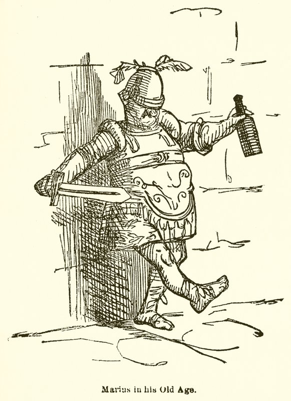 Marius öregkorában alkotó: John Leech