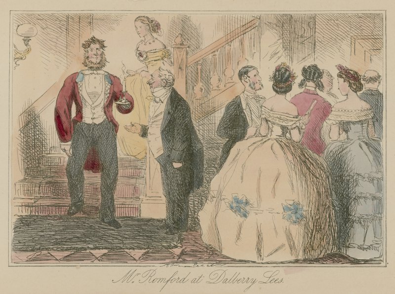 Mr Romford a Dalberry Lees-nél alkotó: John Leech