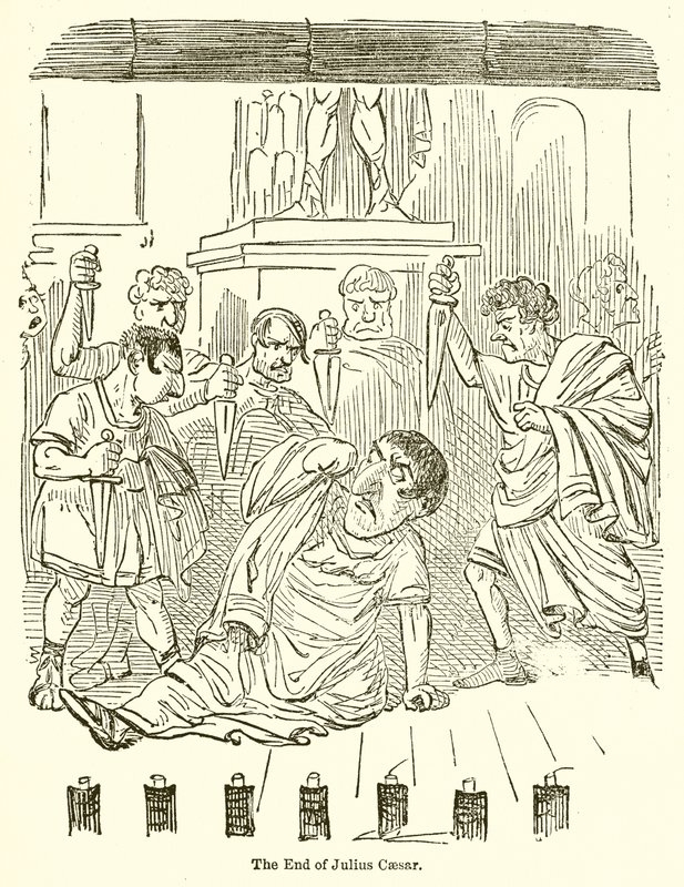 Julius Caesar vége alkotó: John Leech