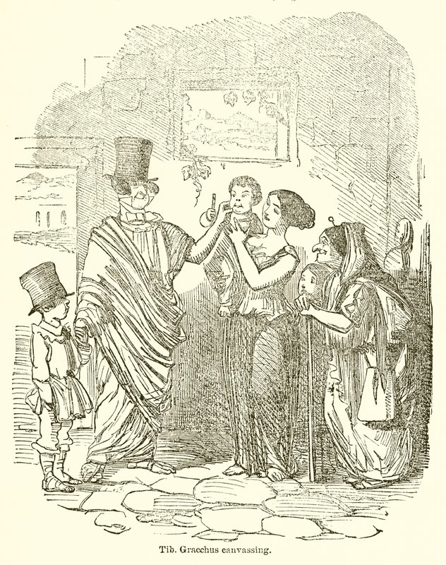 Tib. Gracchus vásznon alkotó: John Leech
