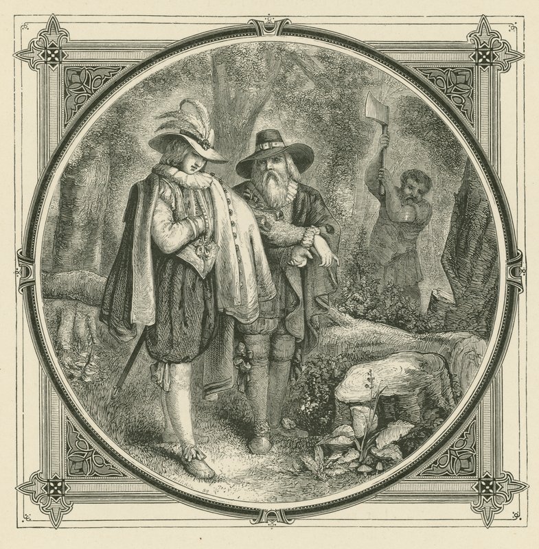 Egy ütés nem tölgyet ejt (metszet) alkotó: John Leighton