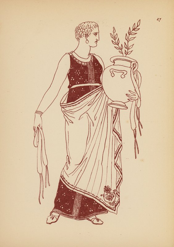 Ókori görög női viselet (litográfia) alkotó: John Moyr Smith