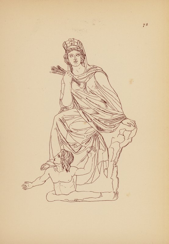 Ókori görög női viselet (litográfia) alkotó: John Moyr Smith
