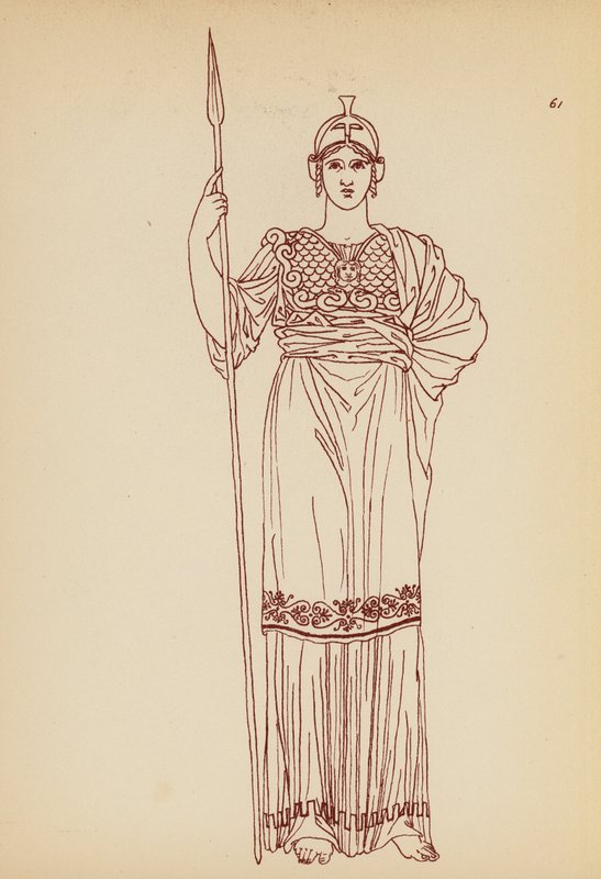 Ókori görög női viselet (litográfia) alkotó: John Moyr Smith