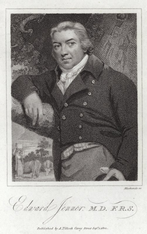 Edward Jenner alkotó: John Raphael Smith