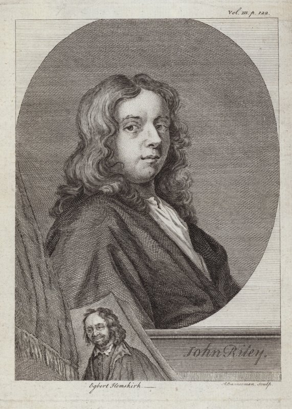 John Riley portréja alkotó: John Riley