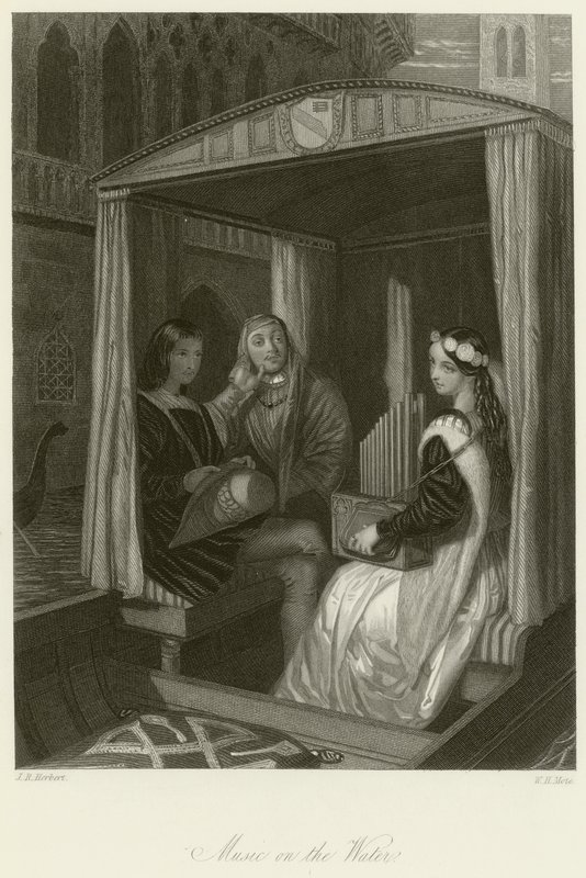 Zene a vízen alkotó: John Rogers Herbert