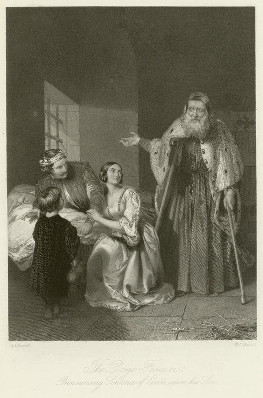 A két Foscari alkotó: John Rogers Herbert