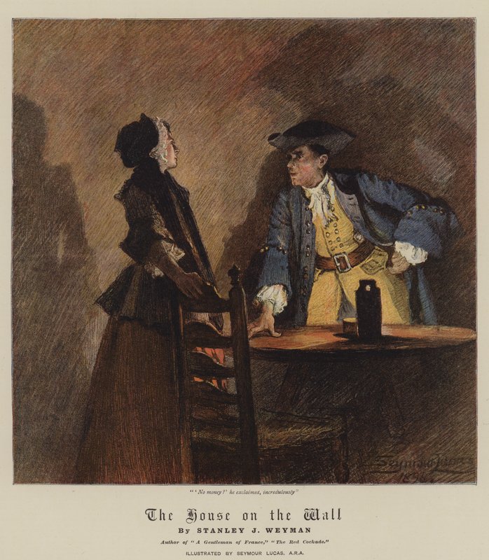 Ház a falon (chromolitho) alkotó: John Seymour Lucas