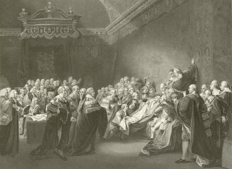 Chatham grófjának halála alkotó: John Singleton Copley