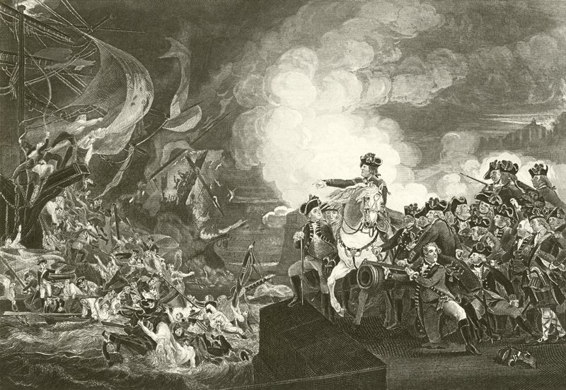 Gibraltár ostroma alkotó: John Singleton Copley