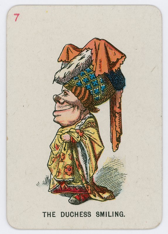 A hercegnő mosolyogva alkotó: John Tenniel
