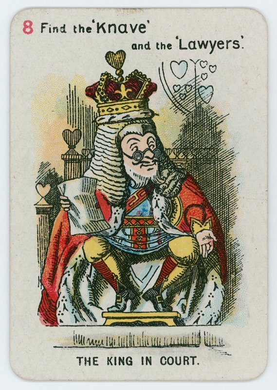 A király az udvarban alkotó: John Tenniel