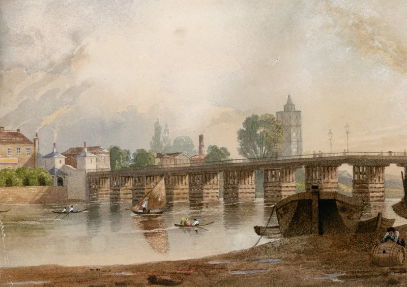 Régi Battersea híd alkotó: John Varley