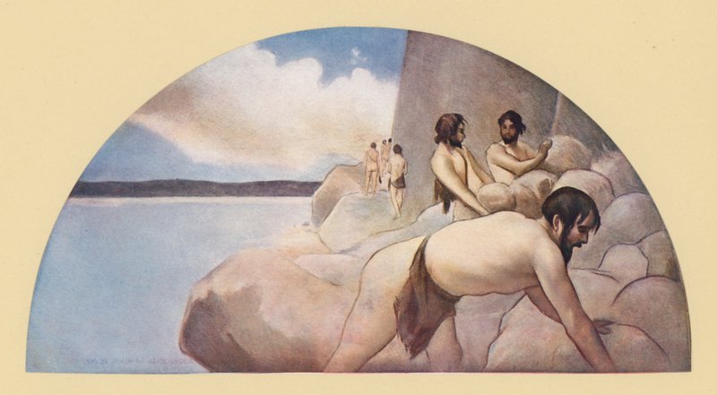 A Cairn (színes litográfia) alkotó: John White (after) Alexander