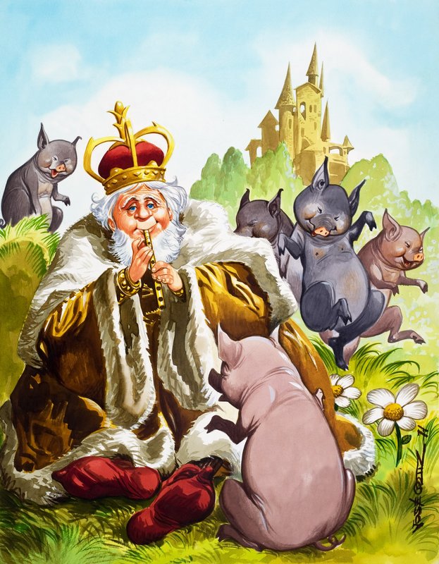 A varázssíp (gouache, papír) alkotó: Jose Ortiz