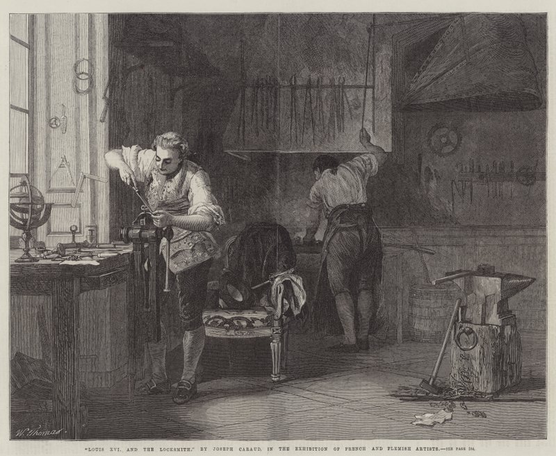 XVI. Lajos és a lakatos alkotó: Joseph Caraud
