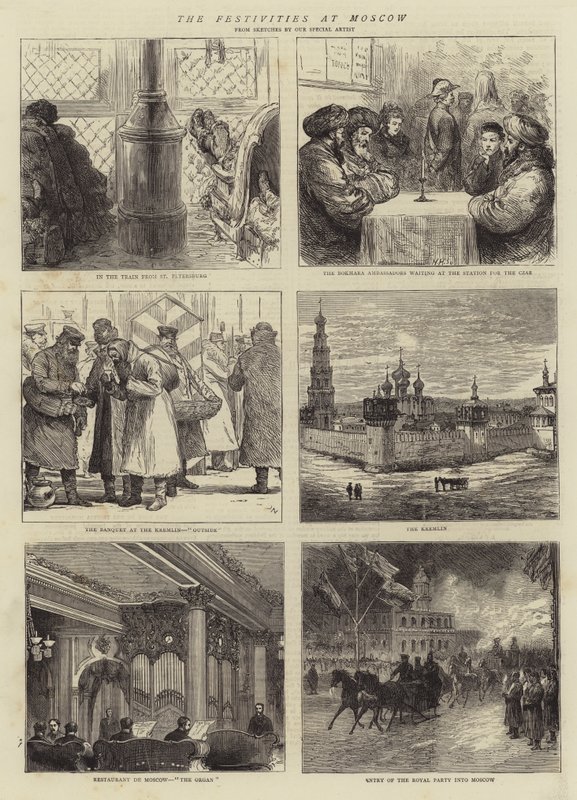 Ünnepségek Moszkvában alkotó: Joseph Nash