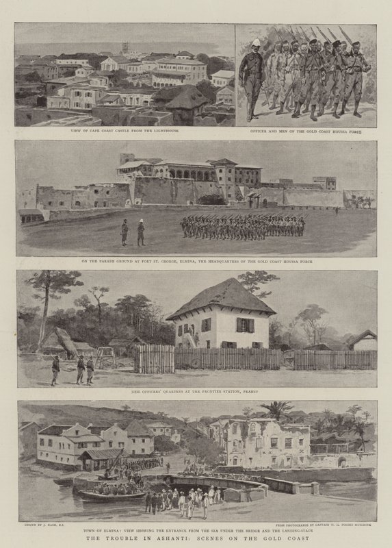 The Trouble in Ashanti, Jelenetek az Aranyparton alkotó: Joseph Nash